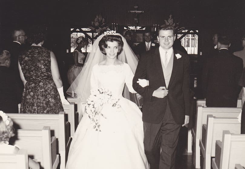 RuthAnn and Frank Goeyvaerts were married at St. Roch Church, Caseville, Mich., June 30, 1962. The attend St. Joseph Church, Marietta.