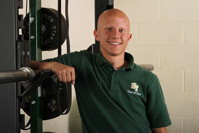 Blessed Trinity High School senior Devon Krapcho will attend the University of Notre Dame, South Bend, Ind. Krapcho served as a student ambassador and played on the varsity soccer team during his high school years at Blessed Trinity. Photo By Michael Alexander