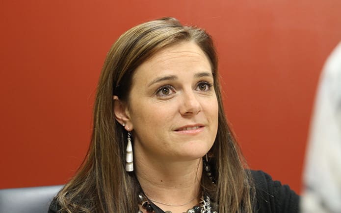 Jamie Crane, the planned giving officer for the Diocese of Colorado Springs’ Office of Planned Giving, shares some insights on reaching out to millennial Catholics. Photo By Michael Alexander