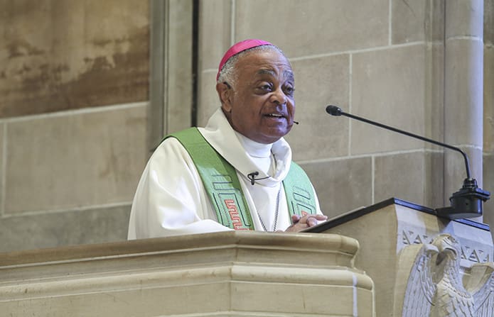 Archbishop Wilton D. Gregory was the homilist and main celebrant for the 30th annual Mass for the Unborn at the Cathedral of Christ the King, Atlanta. Photo By Michael Alexander