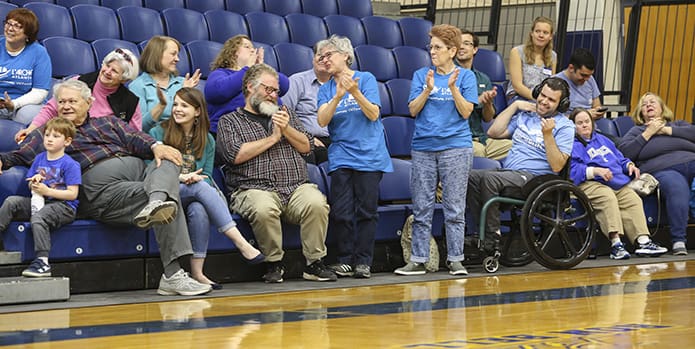 Spectators on hand for the March 23 L'Arche Madness included community friends of L'Arche Atlanta and relatives of some of the core members. Photo By Michael Alexander
