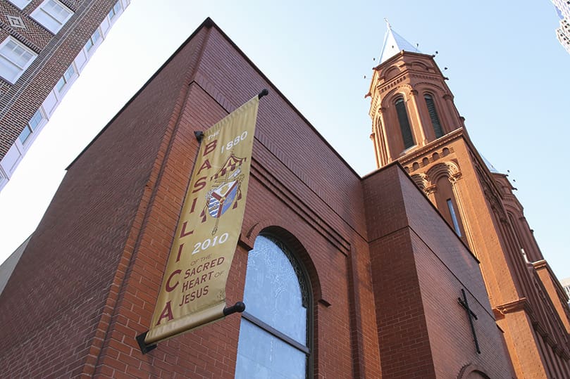 The Basilica of the Sacred Heart of Jesus has been in existence for 140 years. It was elevated to a basilica on Feb. 22, 2010, and since 1976 it has been on the National Register of Historic Places. Photo By Michael Alexander