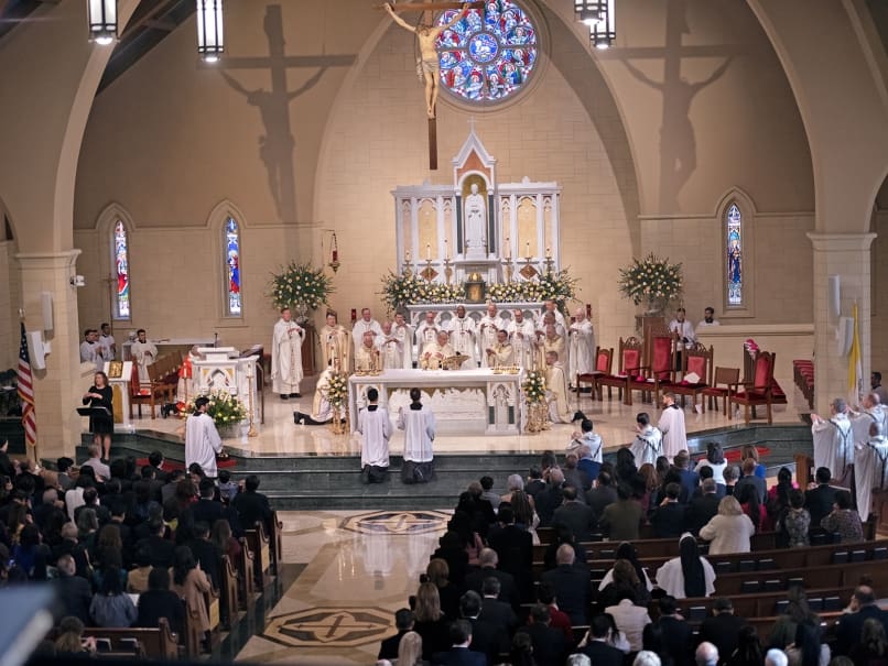 St. Peter Chanel Church hosted the ordination of Bishop John N. Tran on Jan. 23. The mid-afternoon Mass was livestreamed. Photo by Johnathon Kelso