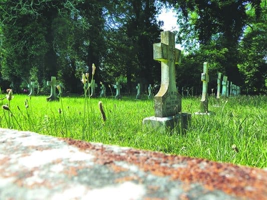 St. Patrick Cemetery in Washington, Ga., holds the remains of approximately 50 Sisters of St. Joseph and seven orphans from St. Joseph Orphanage, which was staffed by the sisters beginning in 1876. Photo by Angelique Richardson