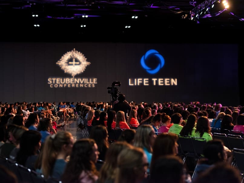Life Teen held its annual Steubenville Conference at Gas South Arena July 7-9 with a theme of "Refuge." Photo by Johnathon Kelso