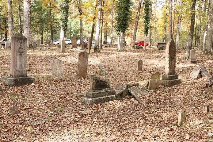 The Locust Grove Cemetery is located approximately three miles southeast from the town of Sharon. Photo By Michael Alexander