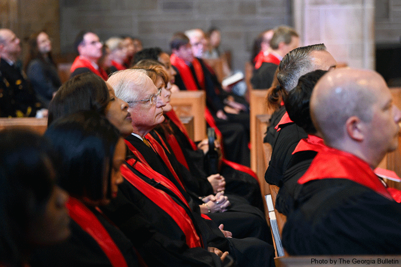 Members of Atlanta's legal community gathered for prayer at the annual Red Mass Oct. 9. Photo by Julianna Leopold