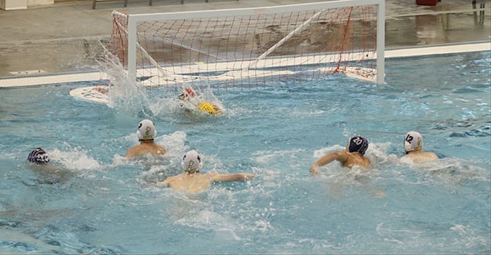 Andres Garcia makes a defensive stop at one point during the Oct. 12 match. Photo By Michael Alexander