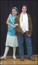The leads of IHM’s “Flapper” included Alicia Guyton as Polly and Colin Martin as Buck Wayne.