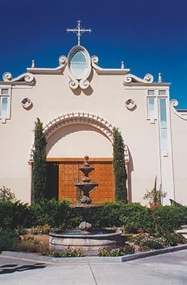 St. Pius X Church in El Paso, Texas, is pictured. It is one of the churches where Atlanta seminarians spent time during the summer of 2001 to learn the Spanish language and cultural differences among Catholics on both sides of the border.