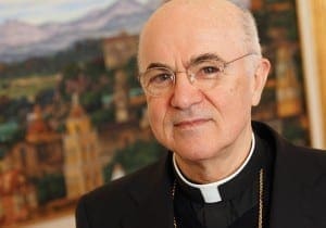 Italian Archbishop Carlo Maria Vigano, the apostolic nuncio to the United States, will give a homily at the Eucharistic Congress June 1.  