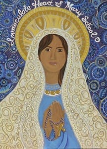 Immaculate Heart of Mary School, Atlanta: painting by Molly Newton 