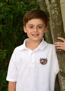 Phillip Eidson, a third-grader at Christ the King School, Atlanta, created the design for the archdiocesan Christmas card. 