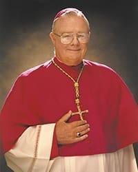 Retired Bishop David B. Thompson, who headed the Diocese of Charleston, S.C., from 1990-1999, died Nov. 24 at age 90 in Isle of Palms, S.C. He is pictured in an undated photo. CNS photo/courtesy The Catholic Miscellany 