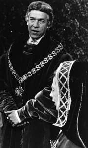 British actor Paul Scofield, who played Sir Thomas More in the film 