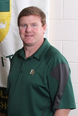 Ricky Turner is Blessed Trinity High School’s founding athletic director and head football coach. After 11 years of coaching football he turned over those responsibilities to another coach so he could fully concentrate on his role as athletic director. In 2011 he was named Georgia Athletic Director of the Year. Photo By Michael Alexander 