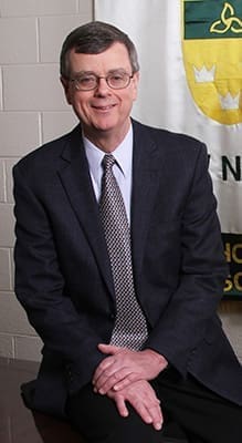 In 2000 Frank Moore became the founding principal at Blessed Trinity High School, Roswell. His colleagues selected him as the Archdiocese of Atlanta 2013-2014 Principal of the Year. Photo By Michael Alexander 