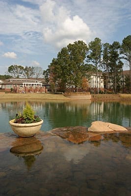 The groundbreaking for the not-for-profit, Catholic sponsored community of St. George Village, which provides residences for seniors 62 years and older, took place June 9, 2004. Once construction was completed, the ribbon-cutting ceremony took place Nov. 1, 2005. Photo By Michael Alexander