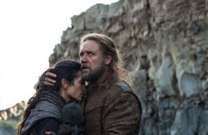 Jennifer Connelly and Russell Crowe star in a scene from the movie