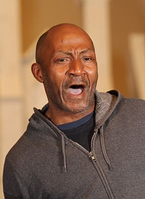 Pittsburgh native Tyran Austin sings a solo as the choir performs their rendition of “I’m So Glad.” Photo By Michael Alexander