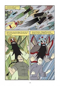 This is a page from the comic book "Boxers & Saints." The Catholic News Service classification is A-II -- adults and adolescents. CNS photo/First Second Books 