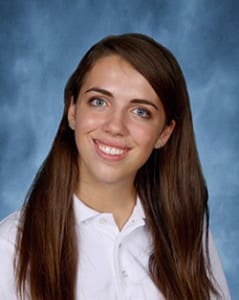 St. Pius X High School junior Mary Papania was selected by the National Council of Teachers of English as one of its outstanding writers in the 2014 NCTE Achievement Awards in Writing program.