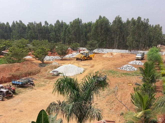 A seminary for a new religious congregation, The Little Way Messengers, is under construction on this five-and-a-half acre site in Karnataka, India, in the Chikmagalur Diocese. Atlanta priest Father Balappa Selvaraj has been assigned to serve for the next five years with this congregation.