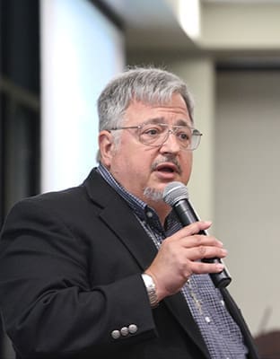 Dale Recinella, a lawyer and a chaplain to Florida’s death row and solitary confinement population, talks about the death penalty and how God led him to prison ministry. Photo By Michael Alexander