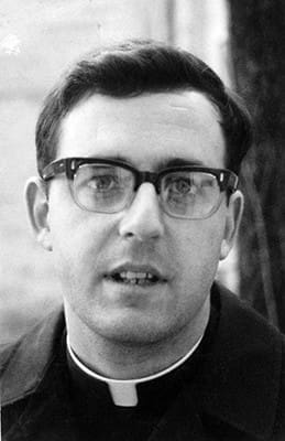Father Richard Kieran is shown in a 1968 photo, three years after he was ordained a priest. At the time he was the director of Cursillo and director of Exceptional Children for the Atlanta Archdiocese.