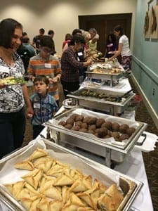 On July 24, about 100 people at Immaculate Heart of Mary Church, Atlanta, celebrated a Lebanese saint, St. Sharbel, with prayer and a variety of Middle Eastern dishes.