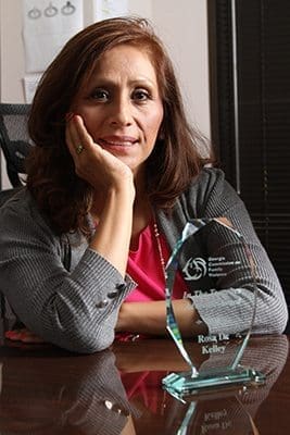 As a member of Catholic Charities Atlanta’s Immigration Legal Services department since 2004, Rosa De-Kelly is the Violence Against Women Act coordinator. De-Kelly was the 2015 recipient of the Georgia Commission On Family Violence’s "In The Trenches Award." Photo By Michael Alexander