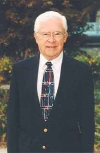 George Aulbach served on various archdiocesan boards for 25 years and in 1998 Pope John Paul II conferred the honor Knight Commander of the Order of St. Gregory the Great upon him. Aulbach died April 27. His funeral was held on May 2 at St. Peter Chanel Church, Roswell. Photo By Michael Alexander