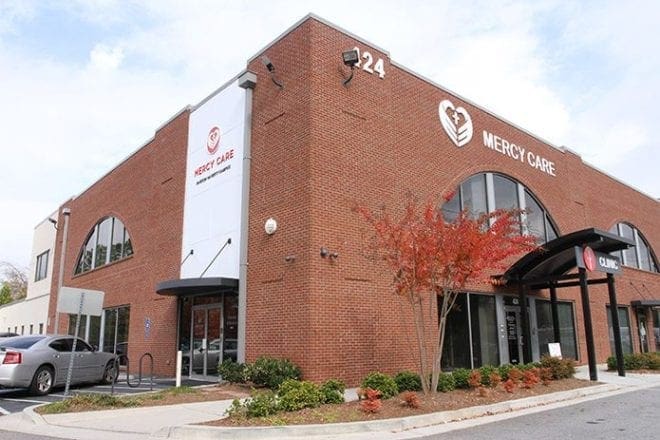 Mercy Care’s current headquarters and clinic on Decatur Street in Atlanta was built in 2001. Photo By Michael Alexander