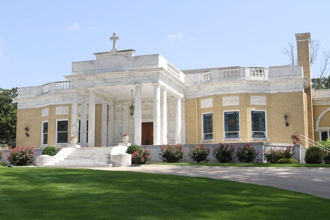 St. John Chrysostom Melkite Catholic Church, Atlanta, is the former Candler mansion. The building is 100 years old this year. Photo By Michael Alexander