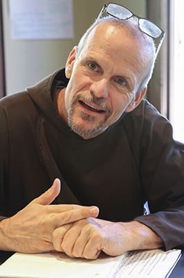 Capuchin Franciscan Father Thomas McNamara, the chaplain for the Youth and Family Ministries, Garrison N.Y., was one of 47 youth ministers on hand for the 2016 Institute for Catholic Youth Ministry at Covecrest in Tiger. Photo By Michael Alexander