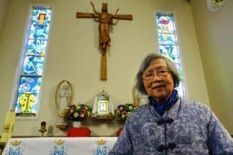 Teresa Liu poses June 15, 2019, at St. Michael Church in Hurstville in southern Sydney, Australia. Liu was imprisoned in China for 20 years because she was a member of a Catholic lay organization.