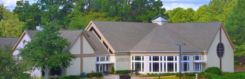 St. Catherine of Siena Church on Ben King Road in Kennesaw will be the site of the Chesterton Academy, a new high school opening this fall. Photo Courtesy of St. Catherine of Siena