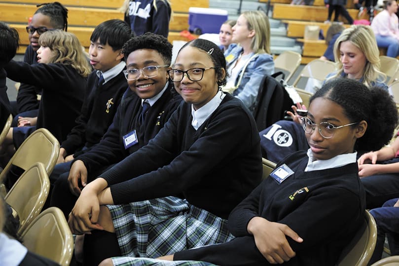 Students at St. John the Evangelist School were the top winners of the recent Archdiocesan Battle of the Books.